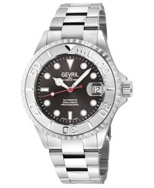 【送料無料】 ジェビル メンズ 腕時計 アクセサリー Men's Wall Street Swiss Automatic Silver-Tone Stainless Steel Watch 39mm Silver