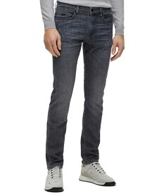 【送料無料】 ヒューゴボス メンズ Tシャツ トップス BOSS Men's Slim-Fit Jeans in Lightweight Gray Comfort-Stretch Denim Medium Gray
