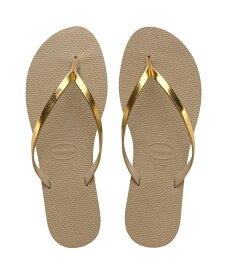 【送料無料】 ハワイアナス レディース サンダル シューズ Women's You Metallic Flip Flop Sandals Golden Sand Metallic
