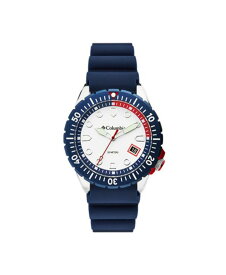 【送料無料】 コロンビア メンズ 腕時計 アクセサリー Men's Pacific Outlander Blue Silicone Strap Watch 42mm Blue