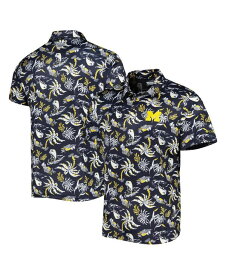 【送料無料】 コロンビア メンズ ポロシャツ トップス Men's Navy Michigan Wolverines Super Terminal Tackle Omni-Shade Polo Shirt Navy