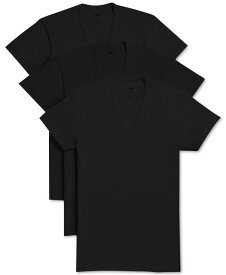 【送料無料】 ツーイグジスト メンズ Tシャツ トップス Men's Essential 3 Pack Slim Fit T-Shirt Black