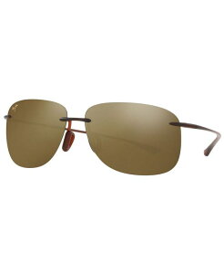 yz }ECW Y TOXEACEFA ANZT[ Unisex Hikina Polarized Sunglasses, HIKINA BROWN MATTE/BRONZE POLAR