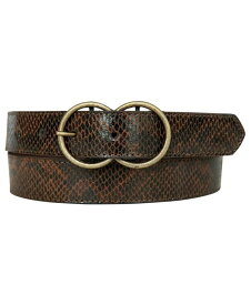 【送料無料】 ラッキーブランド レディース ベルト アクセサリー Double Ring Genuine Leather Belt Brown