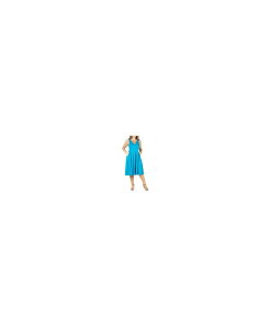 24 �Z�u���R���t�H�[�g ���f�B�[�X �g�b�v�X �����s�[�X �v���X�T�C�Y �~�f�B 24seven Comfort Apparel Plus Size Midi Fit and Flare Pocket Dress Turquoise �^�[�R�C�Y