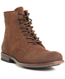 【送料無料】 フライ メンズ ブーツ・レインブーツ シューズ Men's Tyler Lace-up Boots Brown Suede