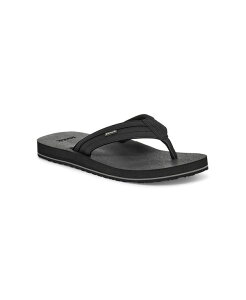 �T�k�[�N �����Y �V���[�Y �T���_�� Sanuk Men's Ziggy Flip-Flop Sandals Black �u���b�N
