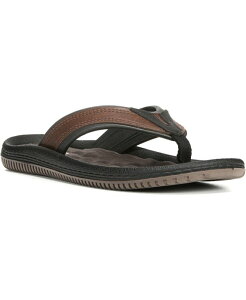 hN^[EV[ Y V[Y T_ Brown Dr. Scholl's Men's Donnar Thongs Slip-On Sandals