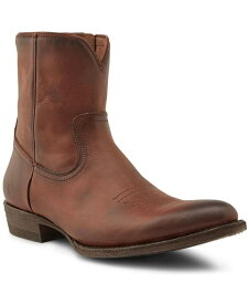 【送料無料】 フライ メンズ ブーツ・レインブーツ シューズ Men's Austin Inside-zip Boots Cognac Leather