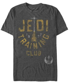 【送料無料】 フィフスサン メンズ Tシャツ トップス Star Wars Men's Classic Jedi Training Club Short Sleeve T-Shirt Charcoal Heather