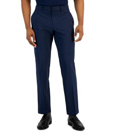 【送料無料】 ペリーエリス メンズ カジュアルパンツ ボトムス Men's Modern-Fit Stretch Resolution Dress Pants Navy