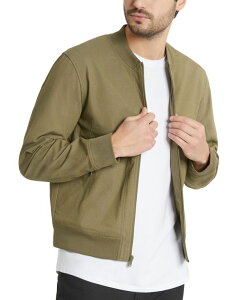 PlXR[ Y AE^[ WPbgEu] WPbg Kenneth Cole Men's Lightweight Engineered Bomber Jacket Dark Green O[