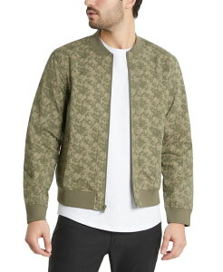 PlXR[ Y AE^[ WPbgEu] WPbg Kenneth Cole Men's Lightweight Engineered Bomber Jacket Green Floral O[