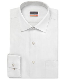 【送料無料】 ヴァンハウセン メンズ シャツ トップス Men's Stain Shield Regular Fit Dress Shirt White