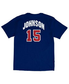 【送料無料】 ミッチェル&ネス メンズ Tシャツ トップス Men's Magic Johnson Player T-Shirt Navy