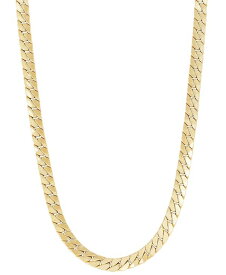 【送料無料】 イタリアン ゴールド レディース ネックレス・チョーカー・ペンダントトップ アクセサリー Flat Cuban Link 22" Chain Necklace in 10k Gold Yellow Gold