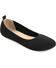 【送料無料】 ジュルネ コレクション レディース パンプス シューズ Women's Jersie Knit Flat Black