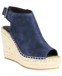 �P�l�X�R�[�� ���f�B�[�X �V���[�Y �T���_�� Kenneth Cole New York Women's Olivia Espadrille Peep-Toe Wedges Navy �l�C�r�[