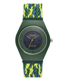 【送料無料】 スカーゲン メンズ 腕時計 アクセサリー Men's Three-Hand Quartz Samso Series Multicolor Recycled Nylon Watch 37mm Multicolor