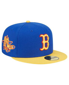 【送料無料】 ニューエラ メンズ 帽子 アクセサリー Men's Royal, Yellow Boston Red Sox Empire 59FIFTY Fitted Hat Royal, Yellow