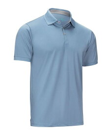 【送料無料】 ミオマリオ メンズ ポロシャツ トップス Men's Designer Golf Polo Shirt, Plus Size Denim blue