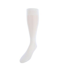 gt@K[ Y A_[EFA C u Rbg TRAFALGAR Men's Jasper Mercerized Cotton Ribbed Mid-Calf Solid Color Socks Cream N[
