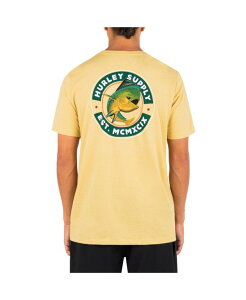 �n�[���[ �����Y �g�b�v�X T�V���c Hurley Men's Everyday Fishy Fish Short Sleeve T-shirt Dusty Cheddar