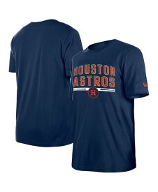 【送料無料】 ニューエラ メンズ Tシャツ トップス Men's Navy Houston Astros Batting Practice T-shirt Navy