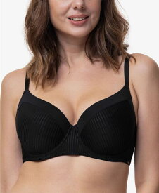 【送料無料】 ドリーナ レディース ブラジャー アンダーウェア Women's Carmen Light Padded Soft Silk Demi Bra, D001926MI066 Black