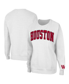 【送料無料】 コロシアム レディース パーカー・スウェット アウター Women's White Houston Cougars Campanile Pullover Sweatshirt White