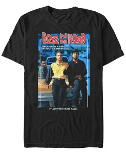�t�B�t�X�T�� �����Y �g�b�v�X T�V���c Fifth Sun Boys N The Hood Men's Doughboy and Tre Once Upon A Time Portrait Short Sleeve T- shirt Black �u���b�N