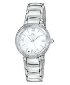 【送料無料】 ポルサモンブリュー レディース 腕時計 アクセサリー Women's Luna Stainless Steel Bracelet Watch 1181ELUS Silver