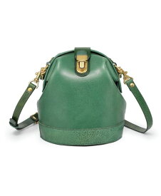 【送料無料】 オールドトレンド レディース ショルダーバッグ バッグ Women's Genuine Leather Doctor Bucket Crossbody Convertible Bag Green