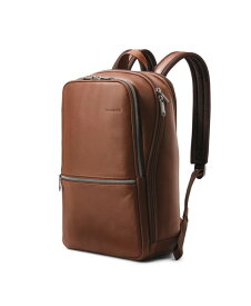 【送料無料】 サムソナイト メンズ バックパック・リュックサック バッグ Classic Leather Slim Backpack Cognac