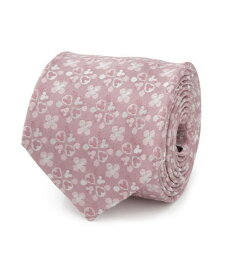 【送料無料】 ディズニー メンズ ネクタイ アクセサリー Men's Mickey Mouse Silhouette Blossom Tie Pink