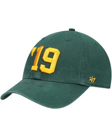 【送料無料】 47ブランド メンズ 帽子 アクセサリー Men's Green Green Bay Packers Clean Up Legacy Adjustable Hat Green