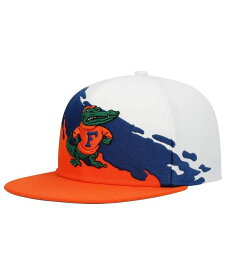 【送料無料】 ミッチェル&ネス メンズ 帽子 アクセサリー Men's Orange, White Florida Gators Paintbrush Snapback Hat Orange, White