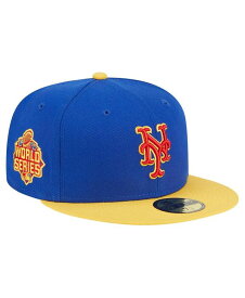 【送料無料】 ニューエラ メンズ 帽子 アクセサリー Men's Royal, Yellow New York Mets Empire 59FIFTY Fitted Hat Royal, Yellow