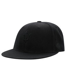 【送料無料】 トップオブザワールド メンズ 帽子 アクセサリー Men's Arizona State Sun Devils Black On Black Fitted Hat Black