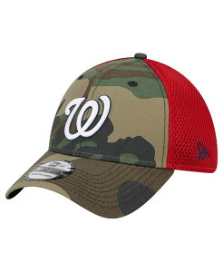 �j���[�G�� �����Y �A�N�Z�T���[ �X�q New Era Men's Camo Washington Nationals Team Neo 39THIRTY Flex Hat Camo
