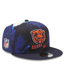 【送料無料】 ニューエラ メンズ 帽子 アクセサリー Men's Navy Chicago Bears 2022 Sideline 9FIFTY Ink Dye Snapback Hat Navy