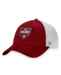 �g�b�v�I�u�U���[���h �����Y �A�N�Z�T���[ �X�q Top of the World Men's Maroon Mississippi State Bulldogs The Dude Home Plate Snapback Trucker Hat Maroon �}���[��