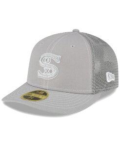 �j���[�G�� �����Y �A�N�Z�T���[ �X�q New Era Men's Gray Chicago White Sox 2023 On-Field Batting Practice Low Profile 59FIFTY Fitted Hat Gray �O���[