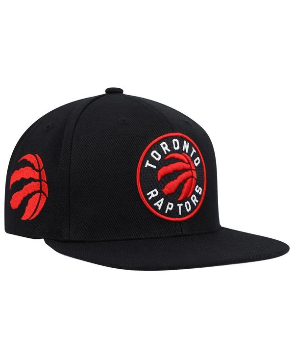【送料無料】 ミッチェル&ネス メンズ 帽子 アクセサリー Men´s Black Toronto Raptors Side Core 2.0 Snapback Hat Blackのサムネイル