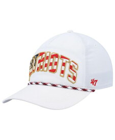 【送料無料】 47ブランド メンズ 帽子 アクセサリー Men's White New England Patriots Hitch Stars and Stripes Trucker Adjustable Hat White