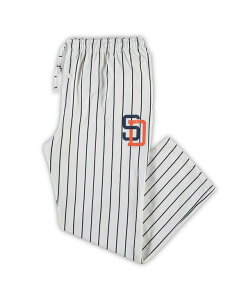 �R���Z�v�c �X�|�[�c �����Y �{�g���X �J�W���A���p���c �p���c �g�[�� Concepts Sport Men's White Navy San Diego Padres Big and Tall Pinstripe Sleep Pants White Navy �z���C�g