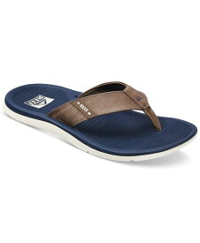 【送料無料】 リーフ メンズ サンダル シューズ Men's Santa Ana Flip-Flops Navy/khaki