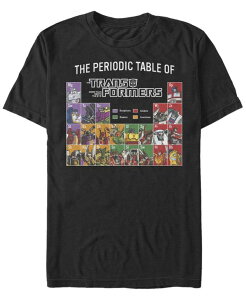 �t�B�t�X�T�� �����Y �g�b�v�X T�V���c Fifth Sun Men's Periodic Transformers Short Sleeve Crew T-shirt Black �u���b�N