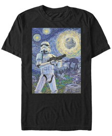 【送料無料】 フィフスサン メンズ Tシャツ トップス Star Wars Men's Stormtrooper A Stormy Night Short Sleeve T-Shirt Black
