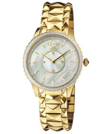 【送料無料】 ジェビル レディース 腕時計 アクセサリー Women's Siena Swiss Quartz Ion Plating Gold-Tone Bracelet Watch 38mm Gold-Tone